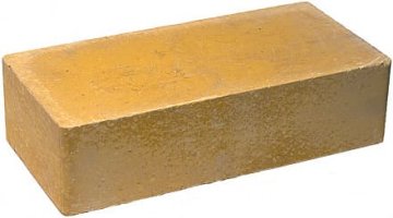 Кирпич гиперпрессованный одинарный М-250 желтый гладкий