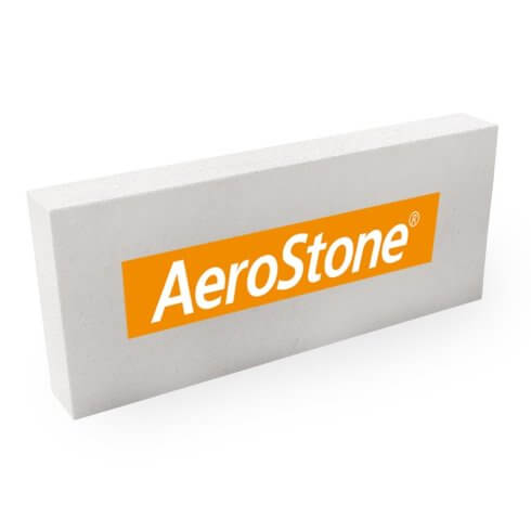 Газобетонные блоки Aerostone перегородочные 625x200x100, D500