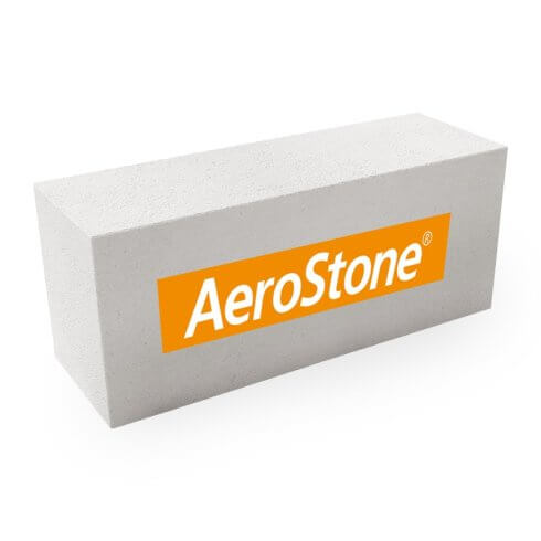 Газобетонные блоки Aerostone стеновые 625x200x250, D600