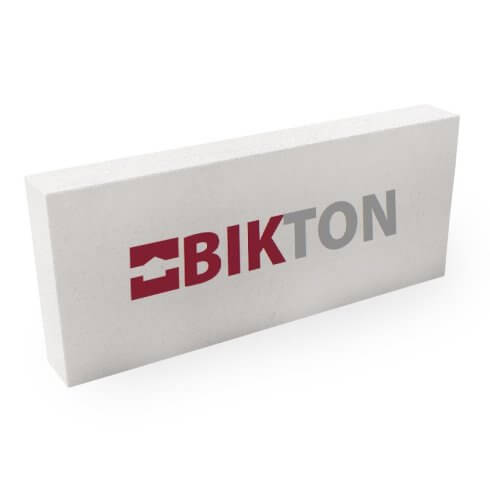 Газобетонные блоки Bikton перегородочные 625x200x100, D600