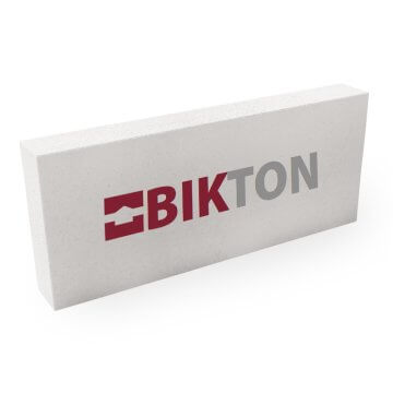 Газобетонные блоки Bikton перегородочные 625x250x100, D500