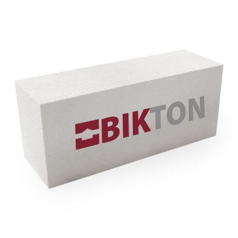 Газобетонные блоки Bikton стеновые 625x200x200, D600