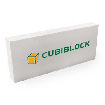 Газобетонные блоки Cubi Block Егорьевск перегородочные 625х100х200, D600