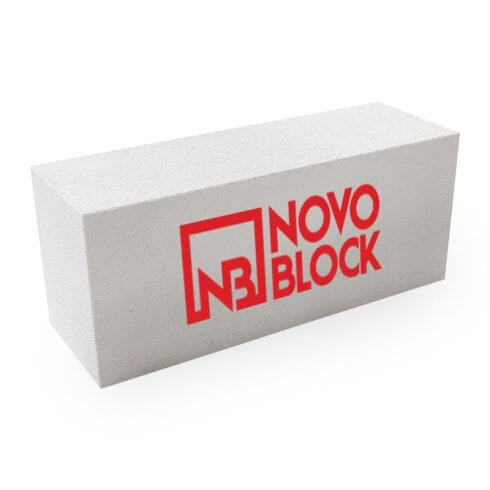 Газобетонные блоки Novoblock стеновые 625х300х200, D500