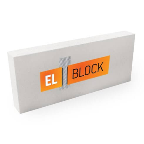 Газосиликатные блоки Эль-блок Коломна перегородочные 625х100х250, D600