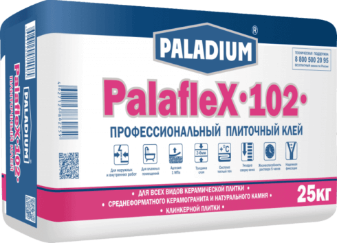 Плиточный клей PalafleX-102, 25 кг