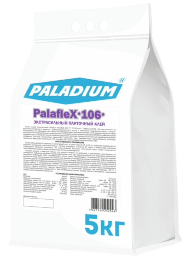 Плиточный клей PalafleX-106, 5 кг