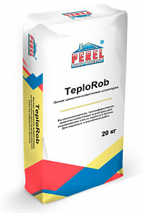 0518 TeploRob Штукатурка цементно-известковая легкая Perel 20 кг