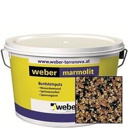 Штукатурка мозаичная Weber Pas Marmolit 1.5 мм 30 кг
