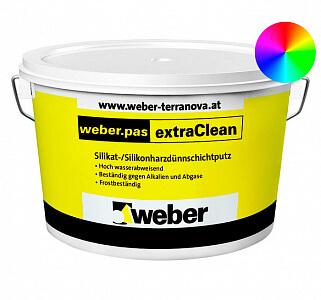 Штукатурка силикат-силиконовая Weber Pas ExtraClean 1 мм 25 кг
