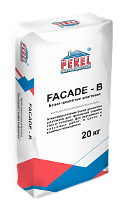 0652 Facade-b Белая Шпаклевка цементная PEREL, 20 кг
