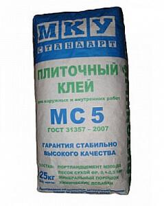 Клей для блоков МС-5 МКУ 25 кг