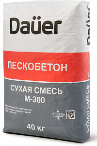 Пескобетон DAUER М-300 40 кг (ПМД -10 С)