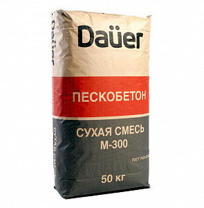 Пескобетон DAUER М-300 50 кг (ПМД -10 С)
