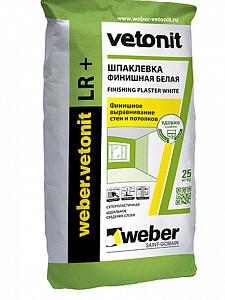 Шпаклевка финишная полимерная WEBER VETONIT LR+ белая 25 кг