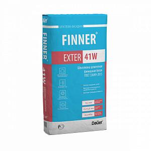 Шпатлевка цементная финишная FINNER EXTER 41 W белая 20 кг