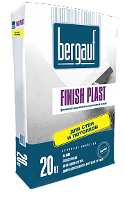 Шпатлёвка финишная полимерная Bergauf Finish Plast 20 кг